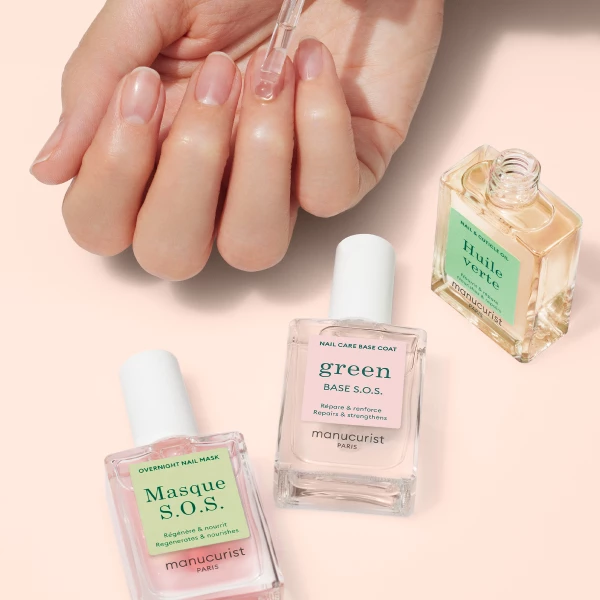 Manucurist Rescue Kit ošetření pro poškozené nehty, 3 × 15ml