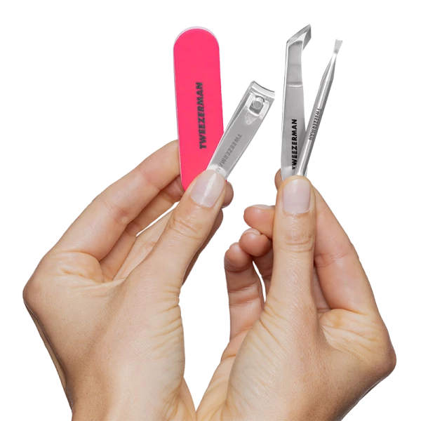Tweezerman Mini Neon Nail Rescue Kit – kapesní sada první pomoci pro nehty