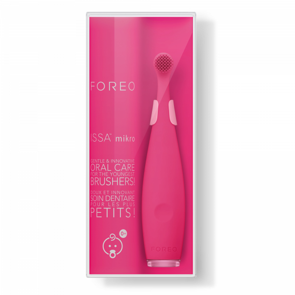 FOREO ISSA mikro Fuchsia dětský sonický kartáček
