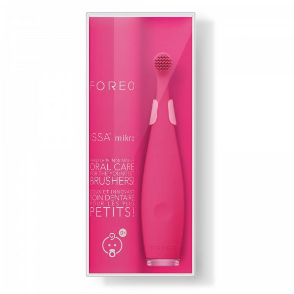 FOREO ISSA mikro Fuchsia dětský sonický kartáček