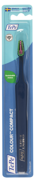 TePe Colour Compact x-soft, zubní kartáček, tmavě modrý