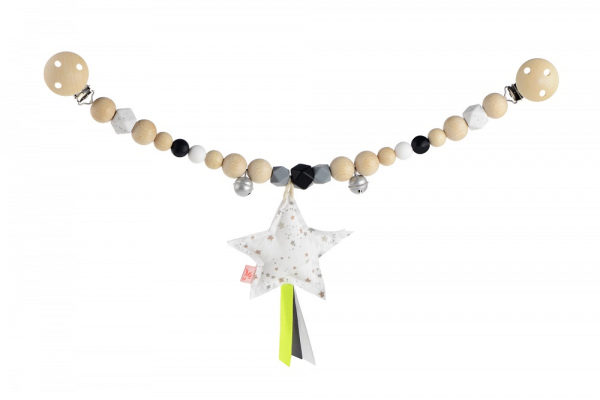 Kikadu řetízek na kočárek s hvězdami