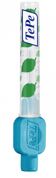 TePe Original mezizubní kartáčky z bioplastu 0,6 mm, modré, 6 ks