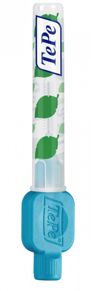 TePe Original mezizubní kartáčky z bioplastu 0,6 mm, modré, 6 ks