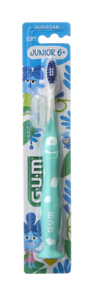 GUM Junior Jungle Buddies, dětský zubní kartáček (6 - 9 let)