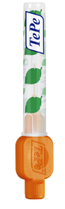 TePe Original mezizubní kartáčky z bioplastu 0,45 mm, oranžové, 6 ks, krabička