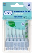 TePe Extra soft mezizubní kartáčky 0,6 mm, světle modré, 6 ks