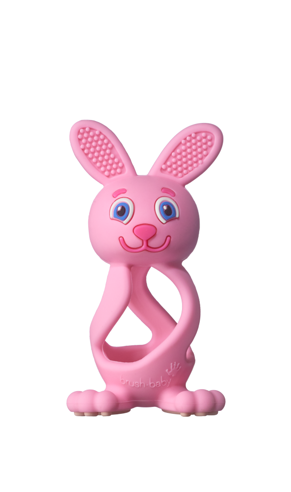 Brush-baby Bobbie Bunny kousátko, růžové, 0-3 roky