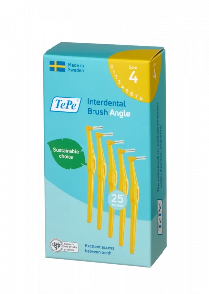 TePe Angle mezizubní kartáčky 0,7 mm, žluté, 25 ks