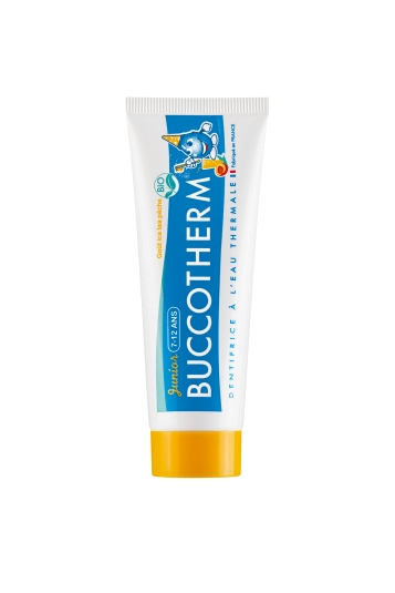 Buccotherm BIO Junior zubní pasta pro školáky, ledový čaj, 50 ml