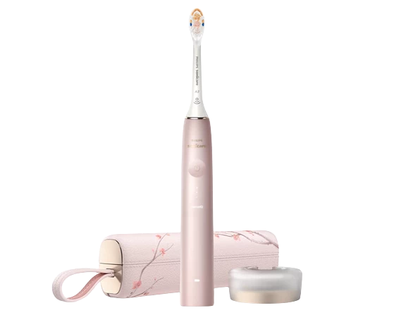 Philips Sonicare 9900 DiamondClean Prestige Limited Edition HX9992/31 Pink, Sonický elektrický zubní kartáček s aplikací