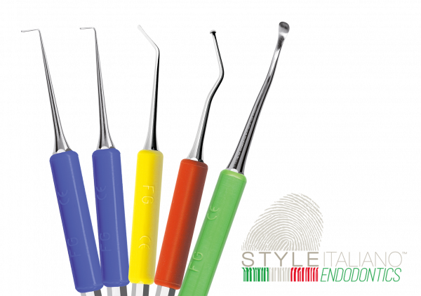 Deppeler Micro Apical Endo set Style Italiano Endodontics, 5 nástrojů v kazetě