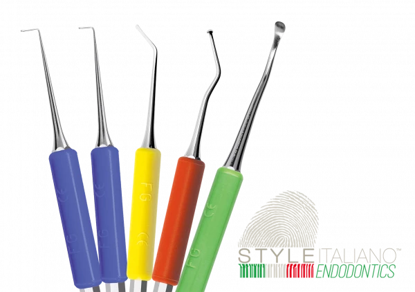 Deppeler Micro Apical Endo set Style Italiano Endodontics, 5 nástrojů v kazetě