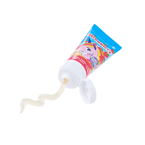Brush-baby Strawberry Unicorn, dětská zubní pasta s jahodovou příchutí 50 ml, 3-6 let