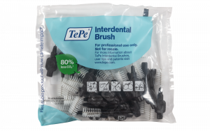 TePe Original mezizubní kartáčky z bioplastu 1,5 mm, černé, 25 ks