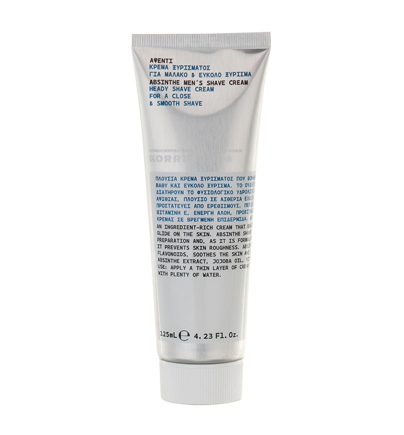 KORRES For Men Absinthe Shave Cream - krém na holení s pelyňkem, 25 ml