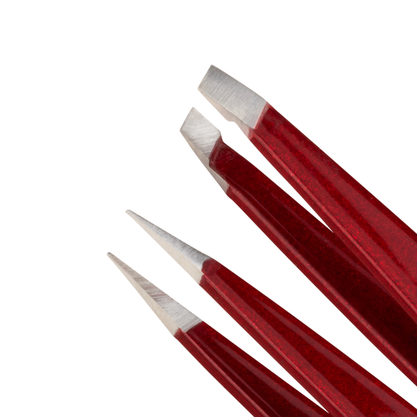 Tweezerman Vintage Rose Mini Tweezer Set – sada pinzet s pouzdrem v dárkovém balení