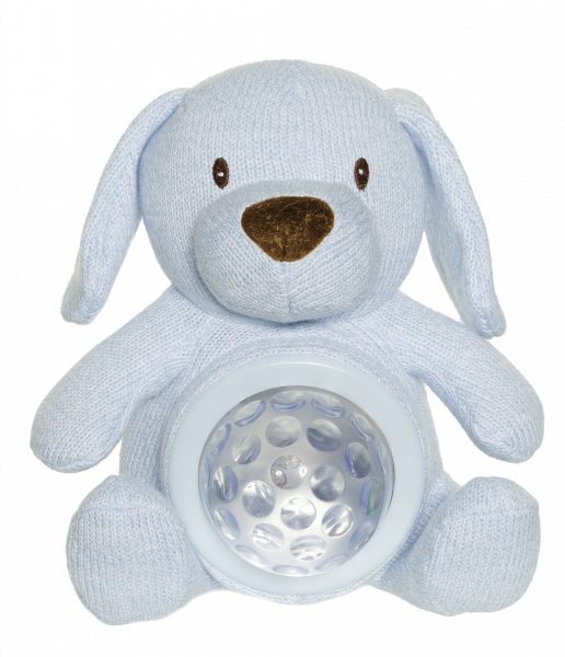 Teddykompaniet Teddy Lights - hrající plyšák se svítícím bříškem pes