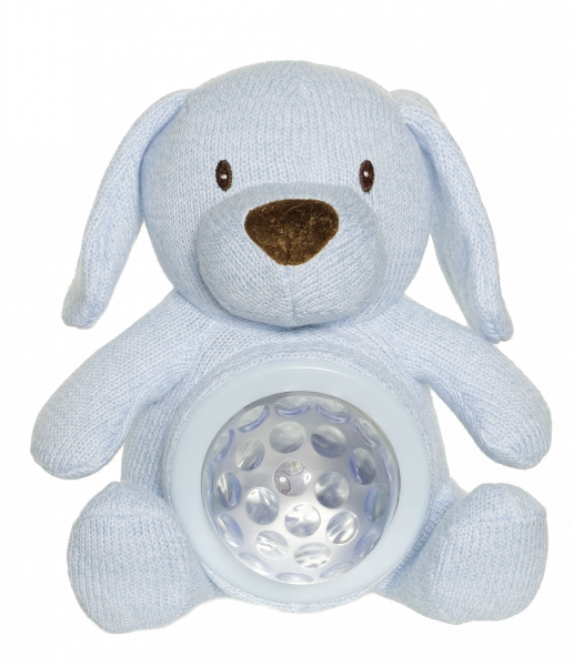 Teddykompaniet Teddy Lights - hrající plyšák se svítícím bříškem pes