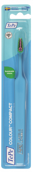 TePe Colour Compact x-soft, zubní kartáček, tyrkysový