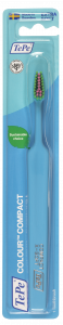 TePe Colour Compact x-soft, zubní kartáček, tyrkysový