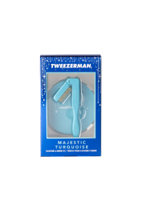 Tweezerman Limited collection Lash and Mirror Set - Majestic Turquoise hřebínek a zrcátko