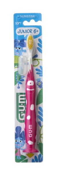 GUM Junior Jungle Buddies, dětský zubní kartáček (6 - 9 let)