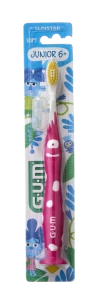 GUM Junior Jungle Buddies, dětský zubní kartáček (6 - 9 let)