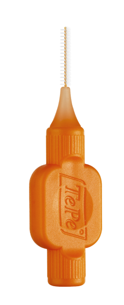TePe Original mezizubní kartáčky z bioplastu 0,45 mm, oranžové, 6 ks, krabička