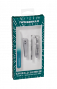 Tweezerman Nail Care Set Emerald Shimmer, limitovaná sada na manikúru