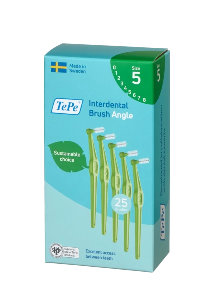 TePe Angle mezizubní kartáčky 0,8 mm, zelené, 25 ks