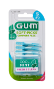 GUM Soft-Picks Regular Comfort Flex Mint, ISO 0, 40 ks