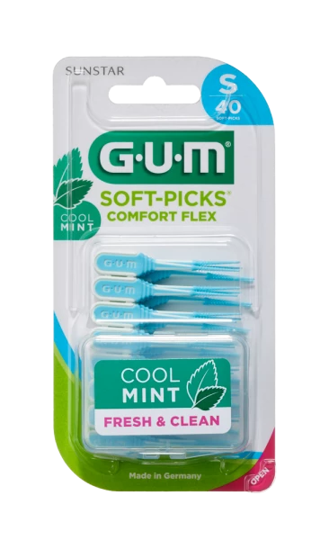 GUM Soft-Picks Regular Comfort Flex Mint, ISO 0, 40 ks