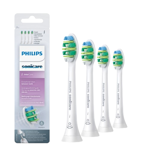 Philips Sonicare InterCare HX9004/10 Standardní velikost hlavice sonického kartáčku, 4 ks