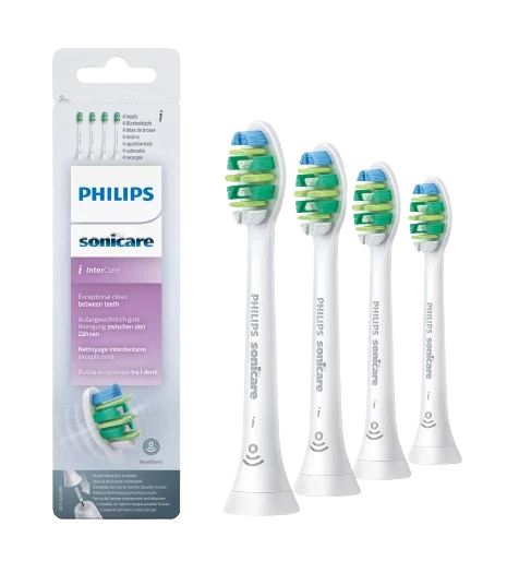 Philips Sonicare InterCare HX9004/10 Standardní velikost hlavice sonického kartáčku, 4 ks