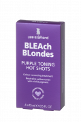 Lee Stafford Bleach Blondes Purple Reign Hot Shots - tónovací kúry, 4x 15 ml