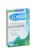Corega tablety čistící Whitening, 30 ks tablet