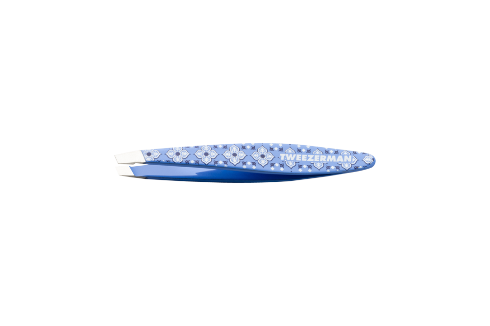 Tweezerman Mini Slant pinzeta, limitovaná edice s motivem Lisbon Sea
