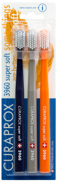 Curaprox CS 3960 zubní kartáčky, Super soft, 2+1 zdarma