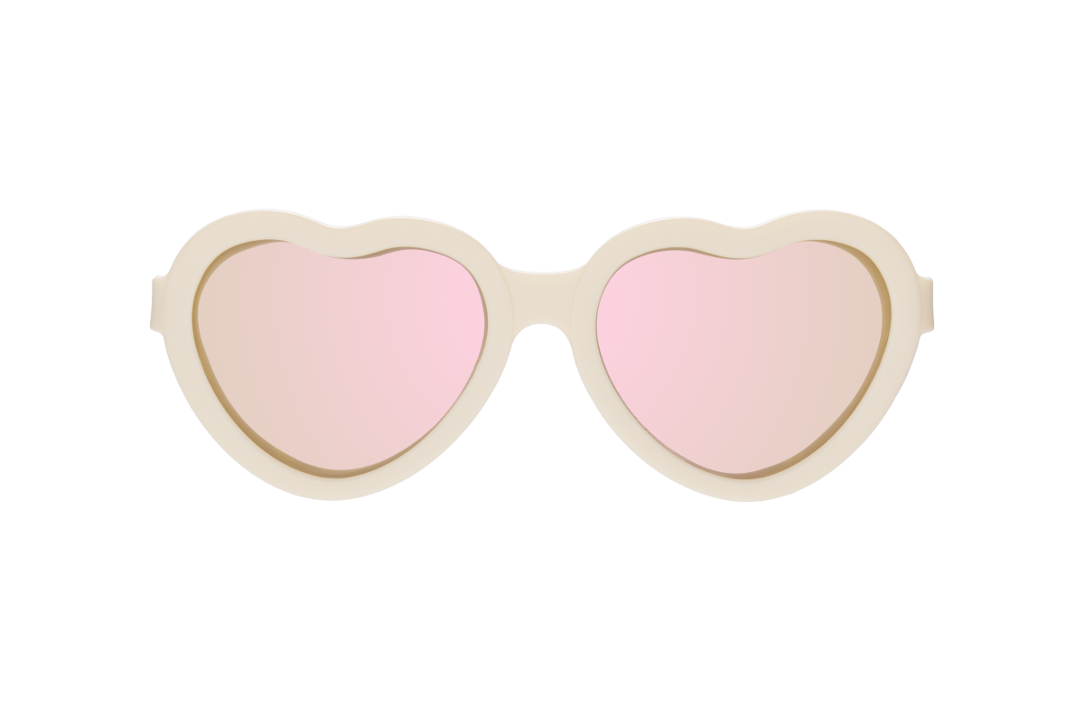 BABIATORS Polarized Hearts Sweet Cream, polarizační zrcadlové sluneční brýle, krémové, 6+