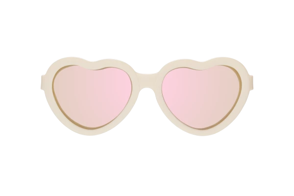 BABIATORS Heart, Sweet Cream, polarizační zrcadlové sluneční brýle, krémová, 6+