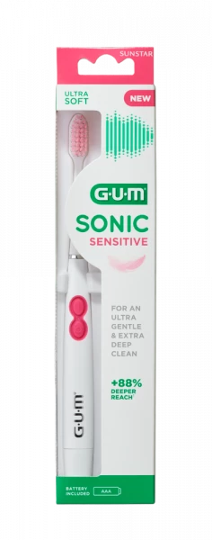 GUM Sensitive Sonic bateriový sonický kartáček