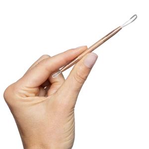 Tweezerman expresor –⁠⁠⁠⁠⁠⁠ oboustranné kosmetické očko na komedony, rose gold