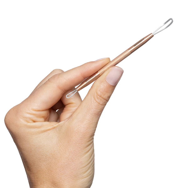 Tweezerman expresor –⁠⁠⁠⁠⁠⁠ oboustranné kosmetické očko na komedony, rose gold