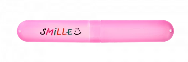 Smille růžové cestovní pouzdro na kartáček