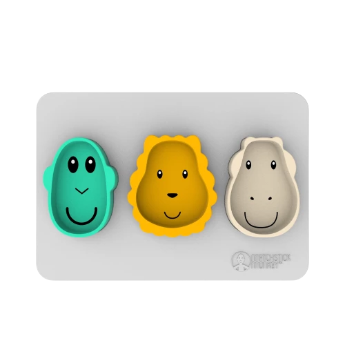 Matchstick Monkey Sada misek s podložkou