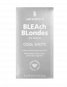 Lee Stafford Bleach Blondes Ice White Cool Shots - tónovací kúry, 4x 15 ml