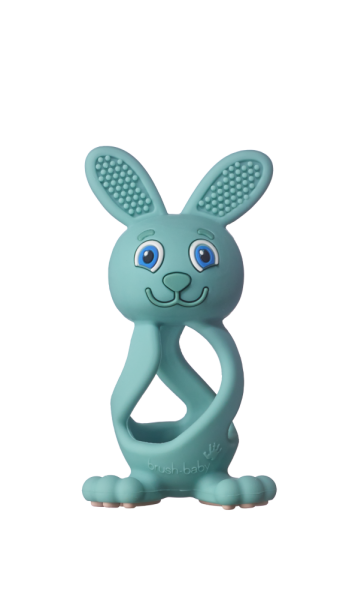 Brush-baby Bobbie Bunny kousátko, zelené, 0-3 roky