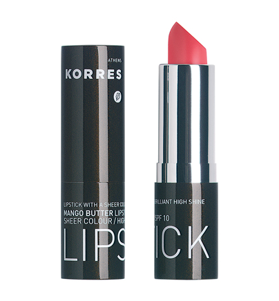 KORRES Lipstick Mango Butter SPF10 rtěnka s mangovým máslem 45 CORAL, 3,5 g