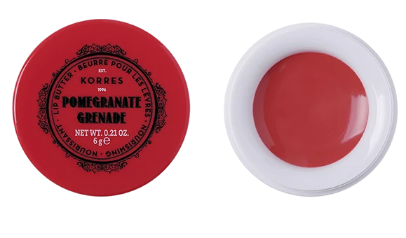 KORRES Lip Butter Pomegranate - balzám na rty s granátovým jablkem, 6 g